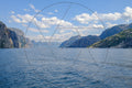 Lysefjord in Norwegen, spektakuläre Fjordlandschaft zwischen Klippen