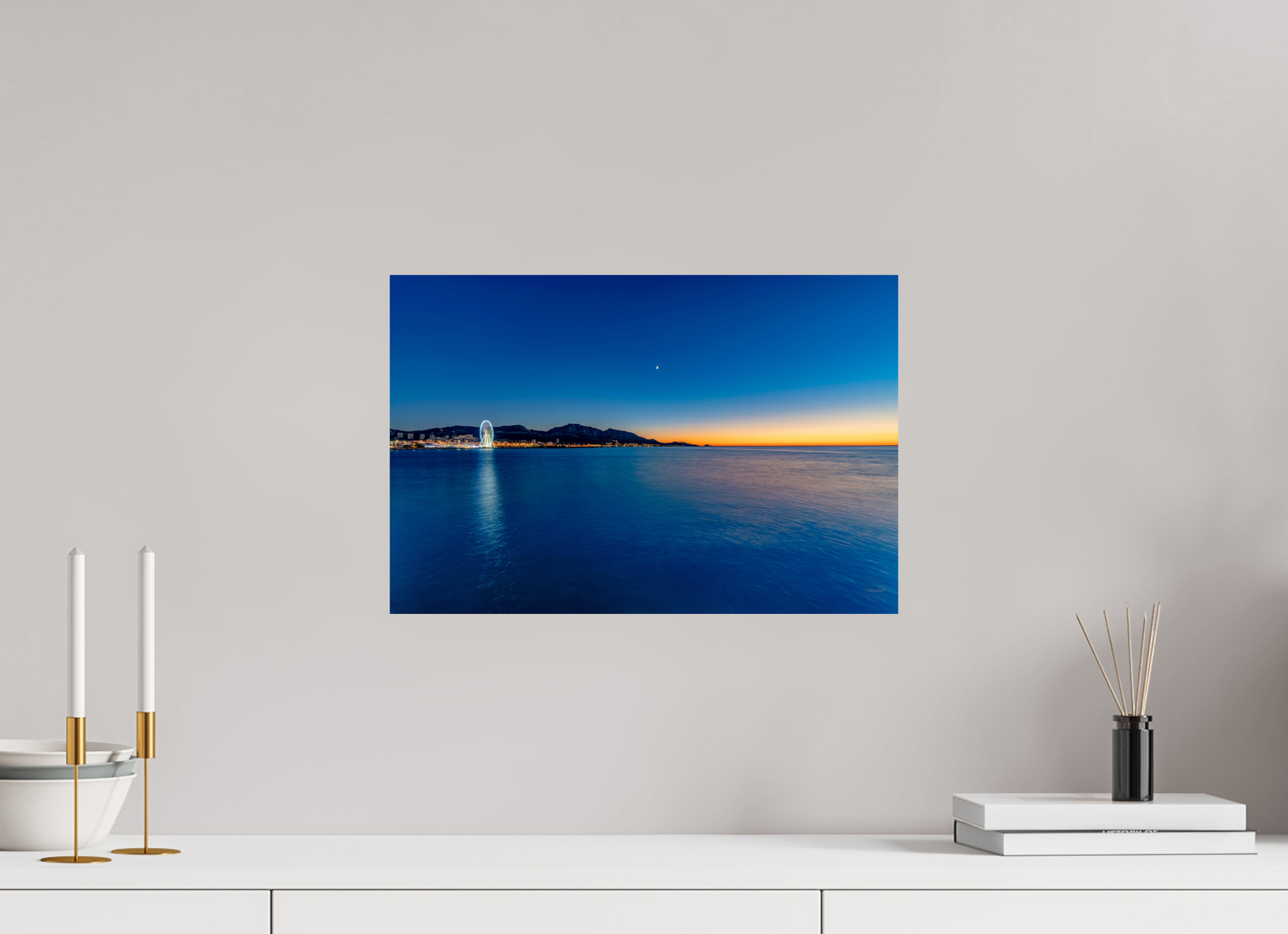 45 x 30 cm, Photo Print On Fuji Crystal DP II Le calme après la lumière