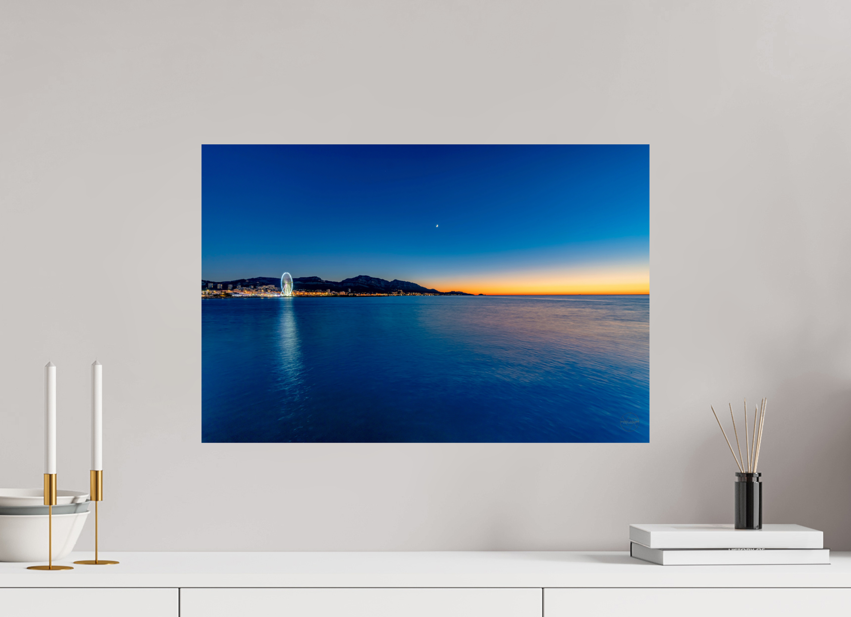 60 x 40 cm, Photo Print On Fuji Crystal DP II Le calme après la lumière