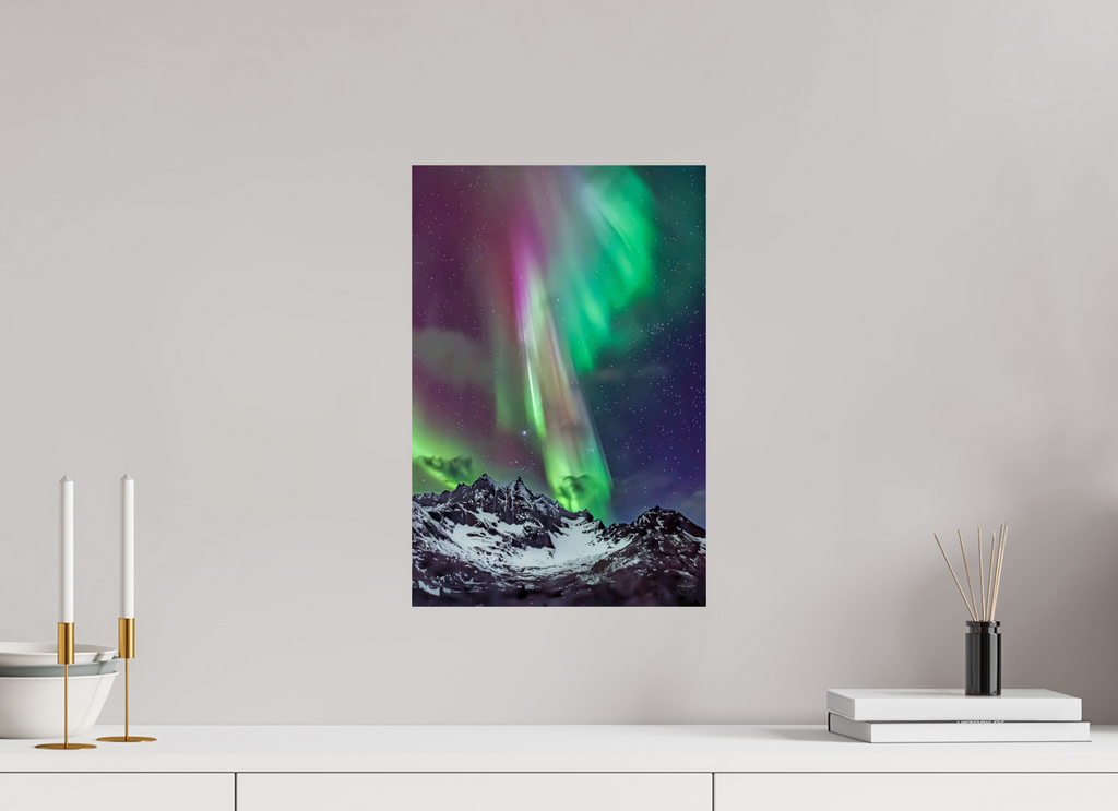 30 x 45 cm, Tirage couleur brillant seul Danse Boréale