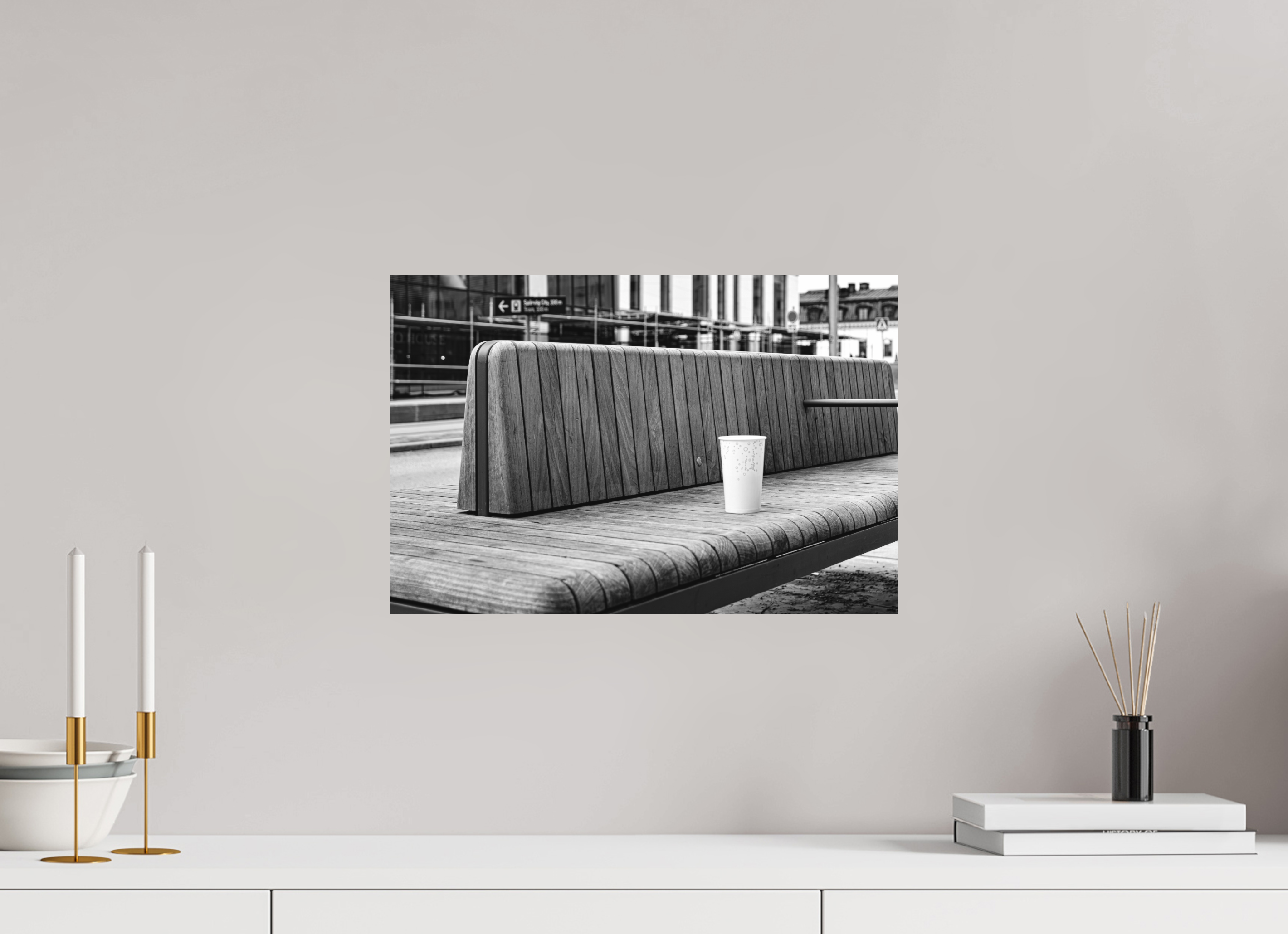 45 x 30 cm, Tirage N&B mat seul Décoration murale contemporaine - L’Oubli