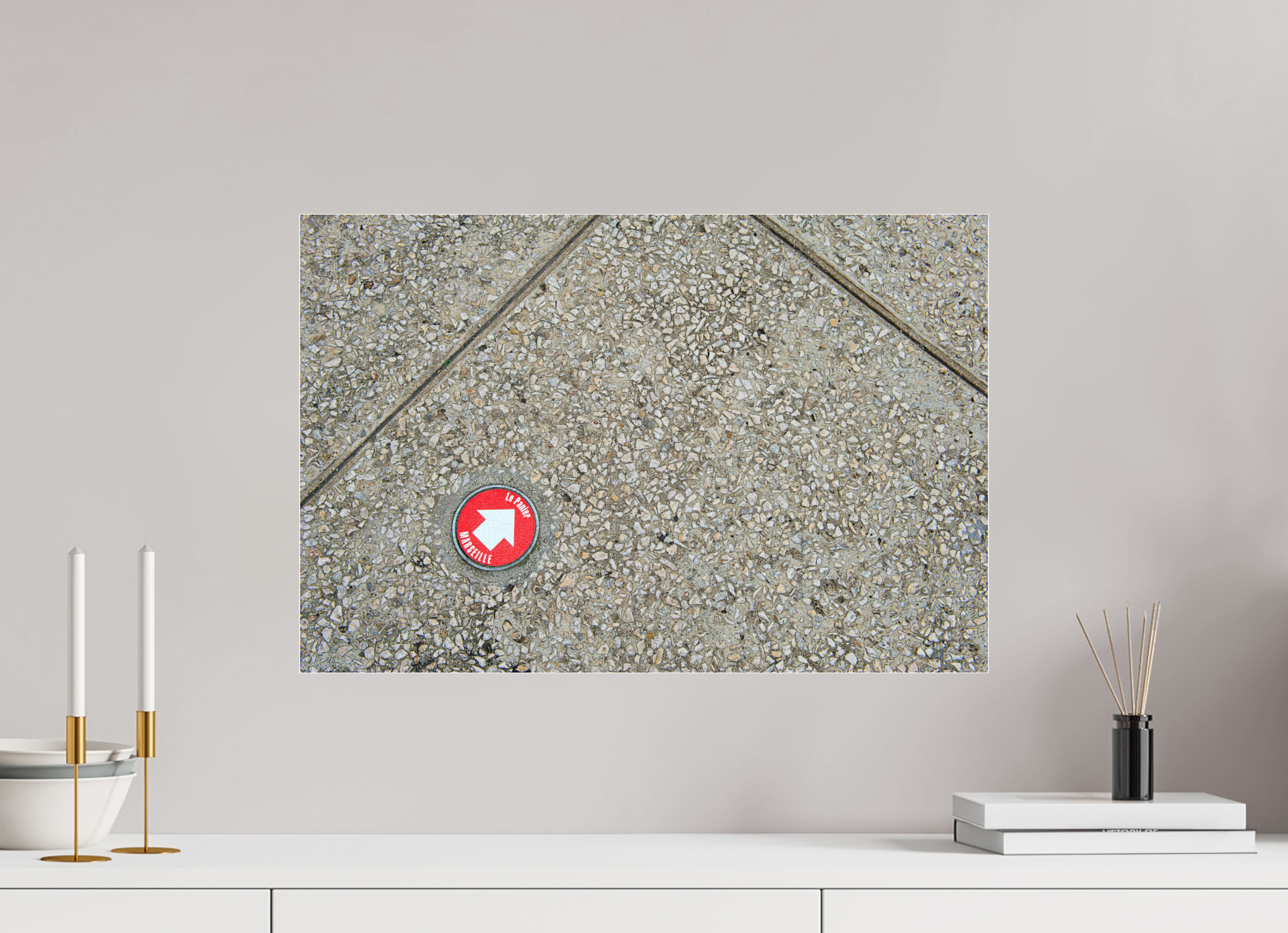 60 x 40 cm, Tirage couleur sous Plexi Marseille -> Le Panier