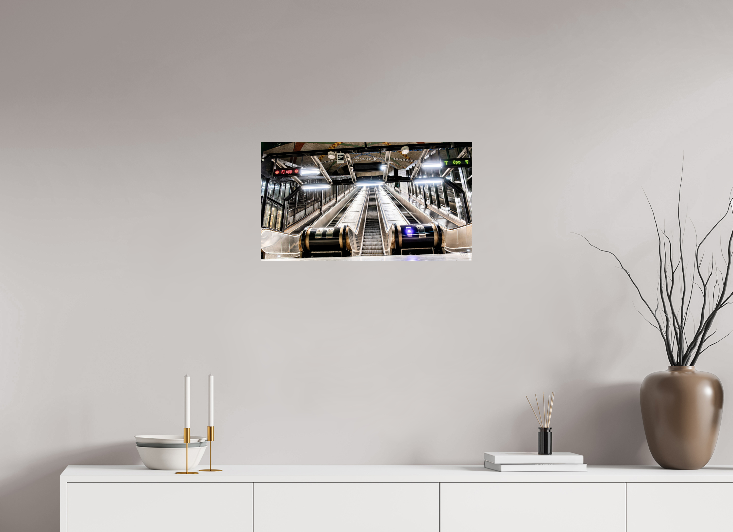 64 x 36 cm, Tirage couleur brillant seul Vers le Haut | Poster Architecture Urbaine & Design Contemporain