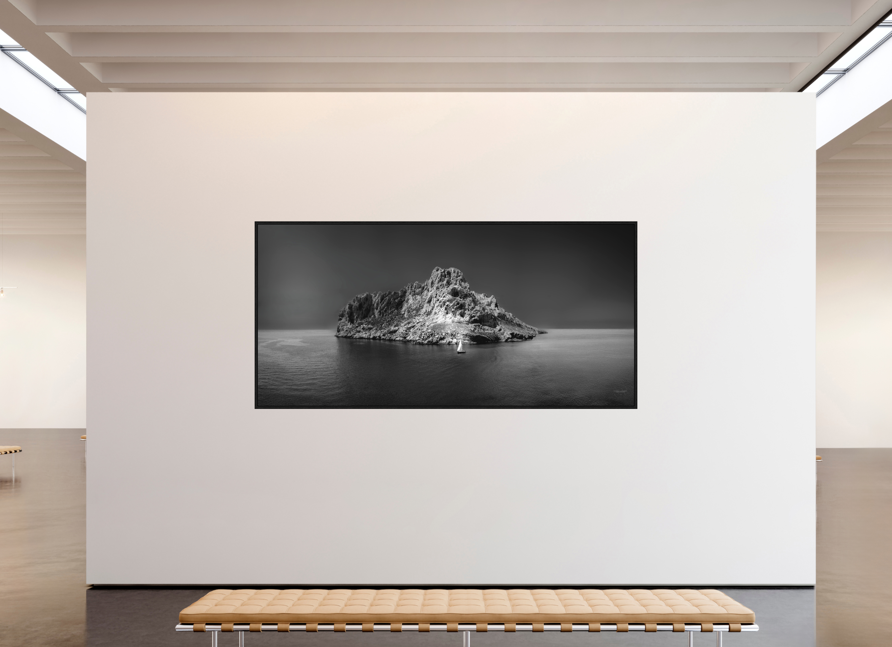 269,8 x 130 cm, Tirage grand format dans caisse américaine Impression grand format – L'île refuge ou prison