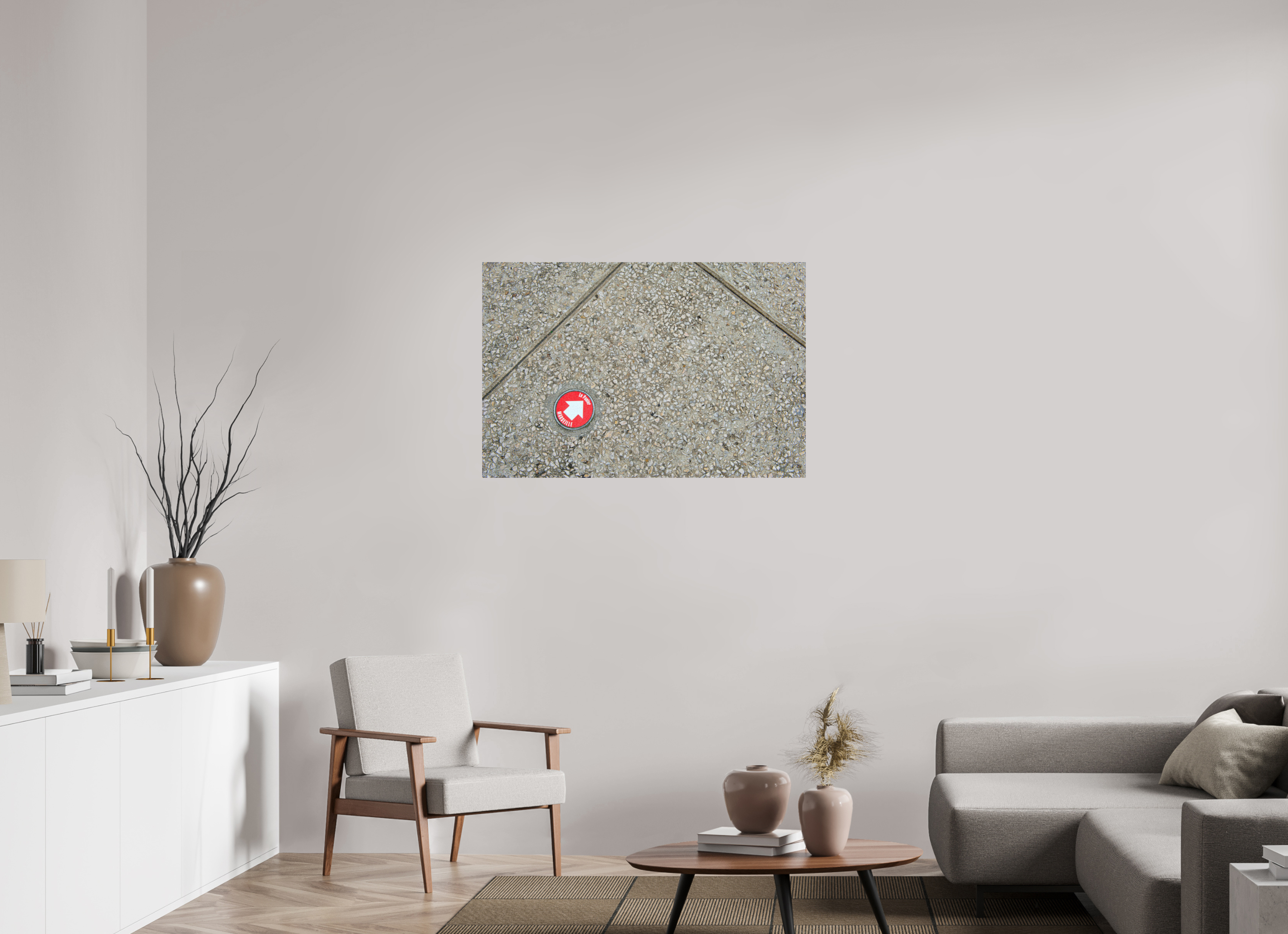 105 x 70 cm, Tirage couleur brillant seul Marseille -> Le Panier
