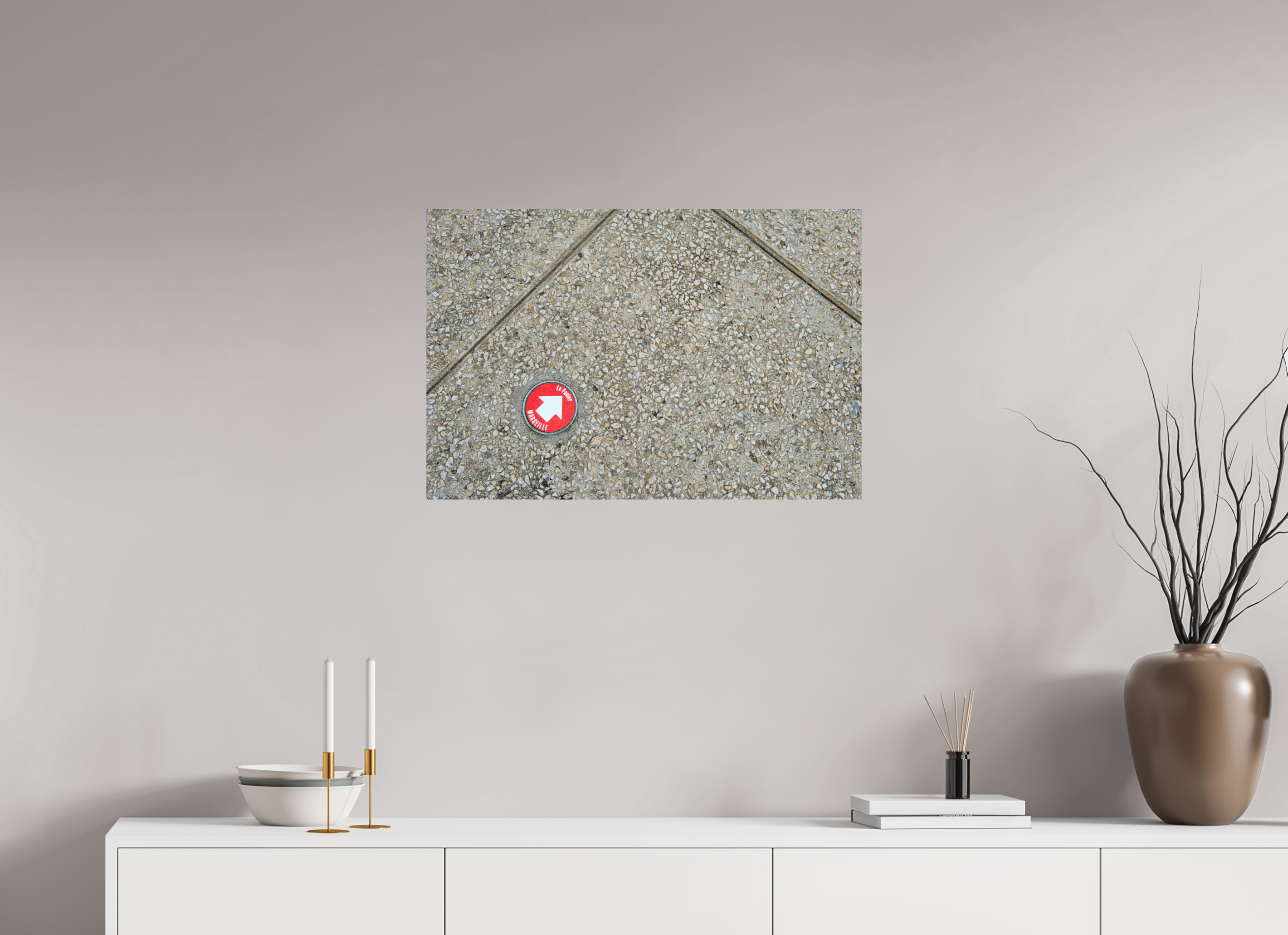 75 x 50 cm, Tirage couleur brillant seul Marseille -> Le Panier