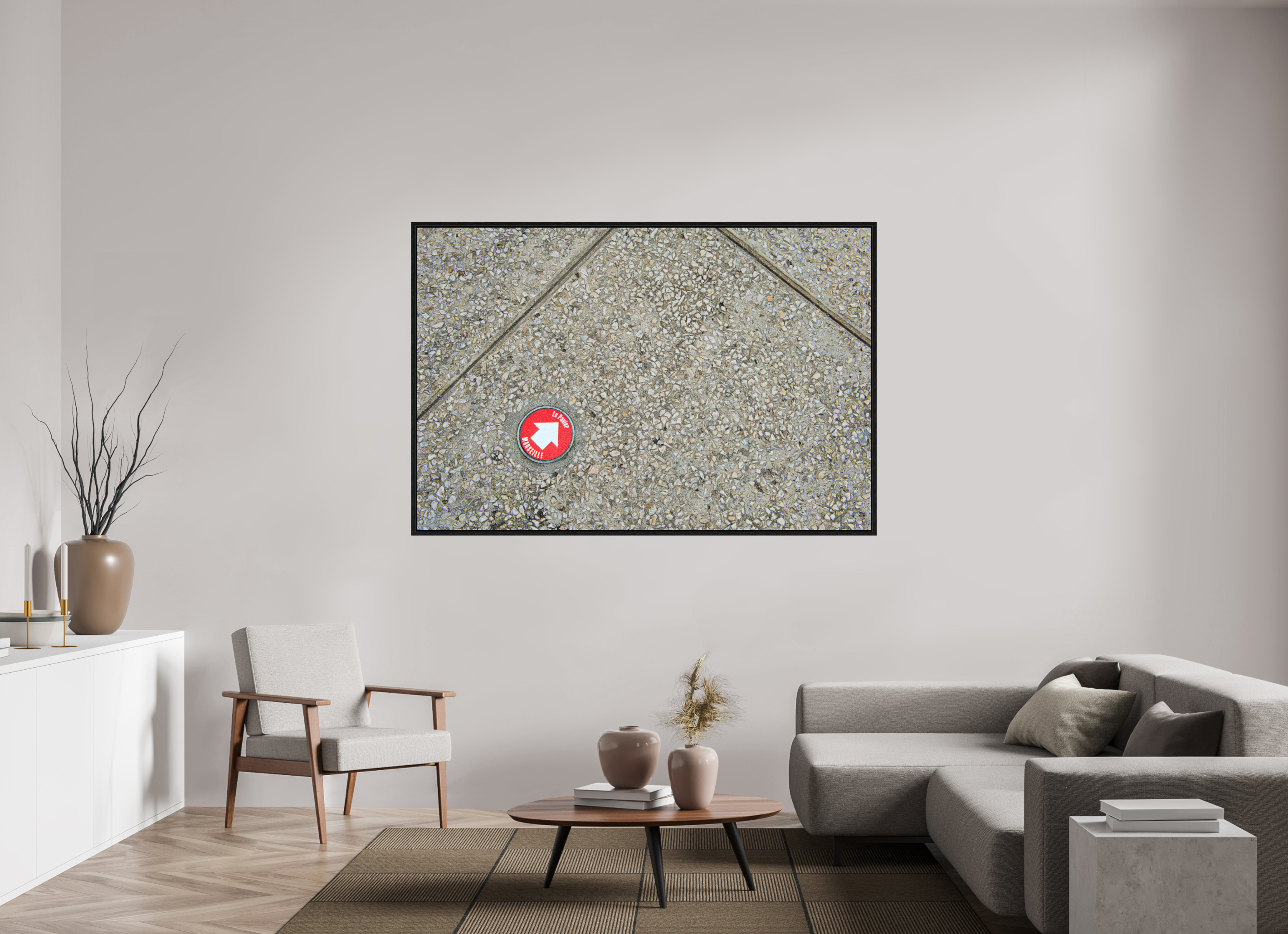 180 x 120 cm, Tirage couleur dans Caisse américaine noire Marseille -> Le Panier